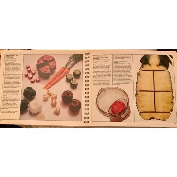Cuisinart DLC-10+ Food Processor Instructions & Recipes ring bound - Picture 2 of 5